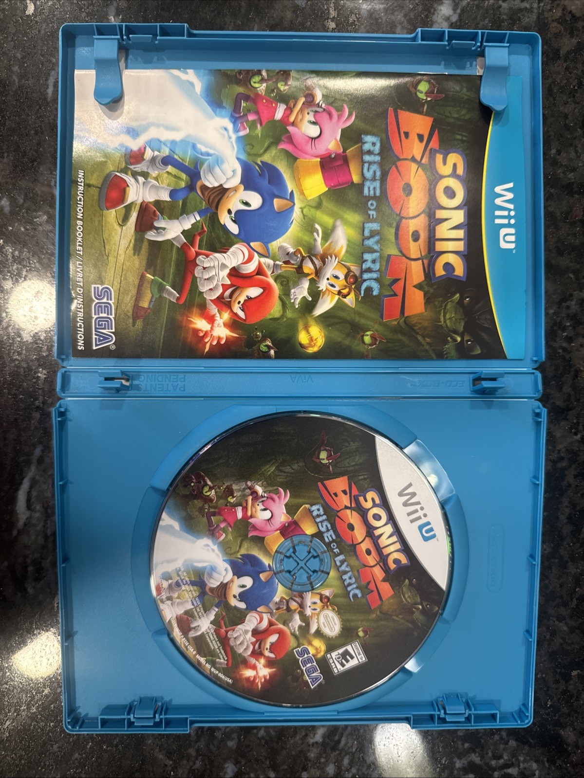 Nintendo Wii U 2012 – Sonic Boom: Rise of Lyric w/ Box & Manual (Works)