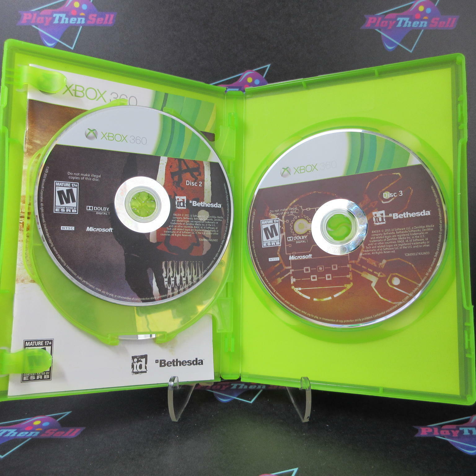 Refurbished Rage Anarchy Edition Xbox 360 + Sleeve Complete – Excellent Cond