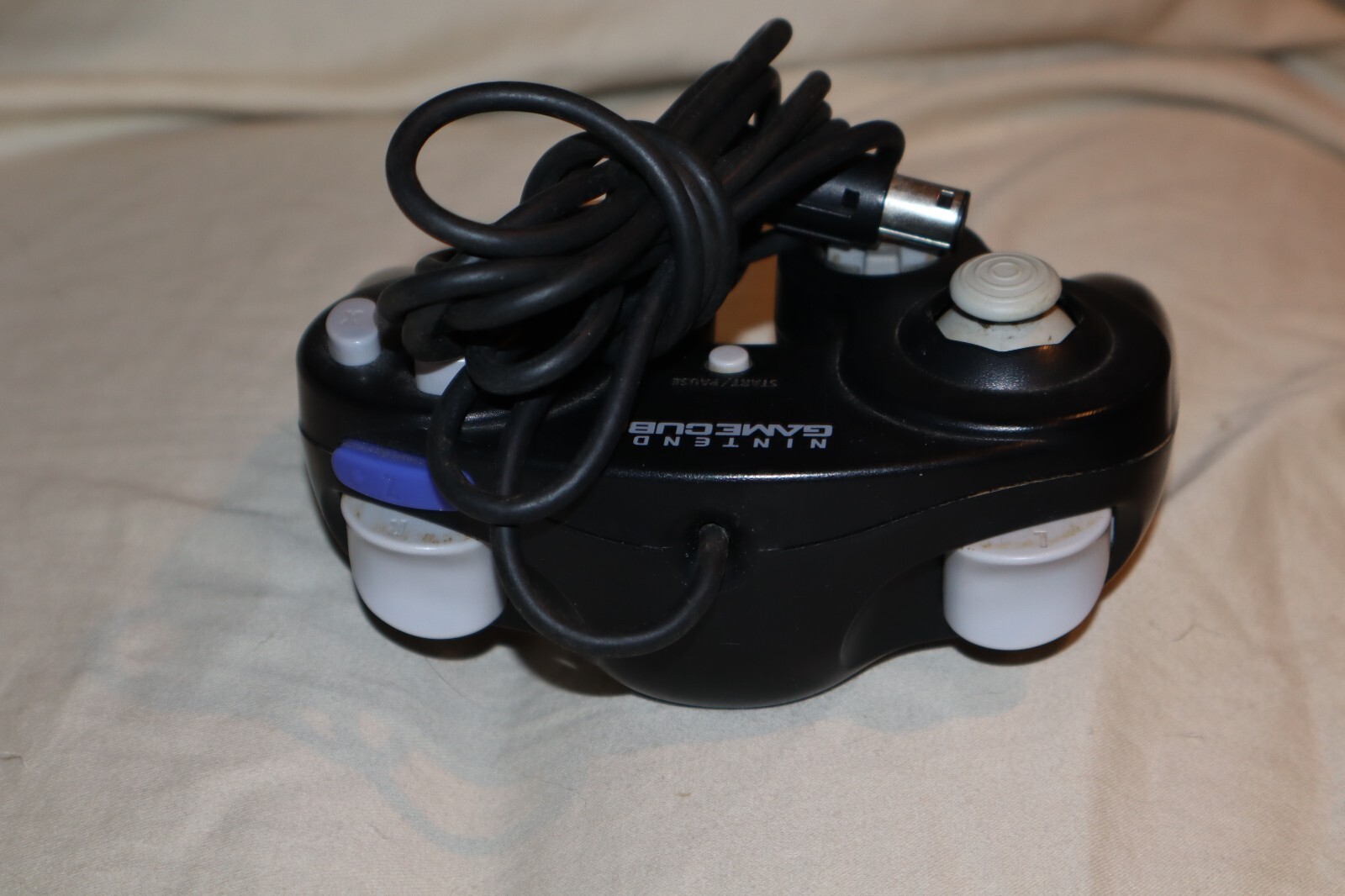 OEM Nintendo GameCube Controller – Black DOL-003 WORKS *READ*