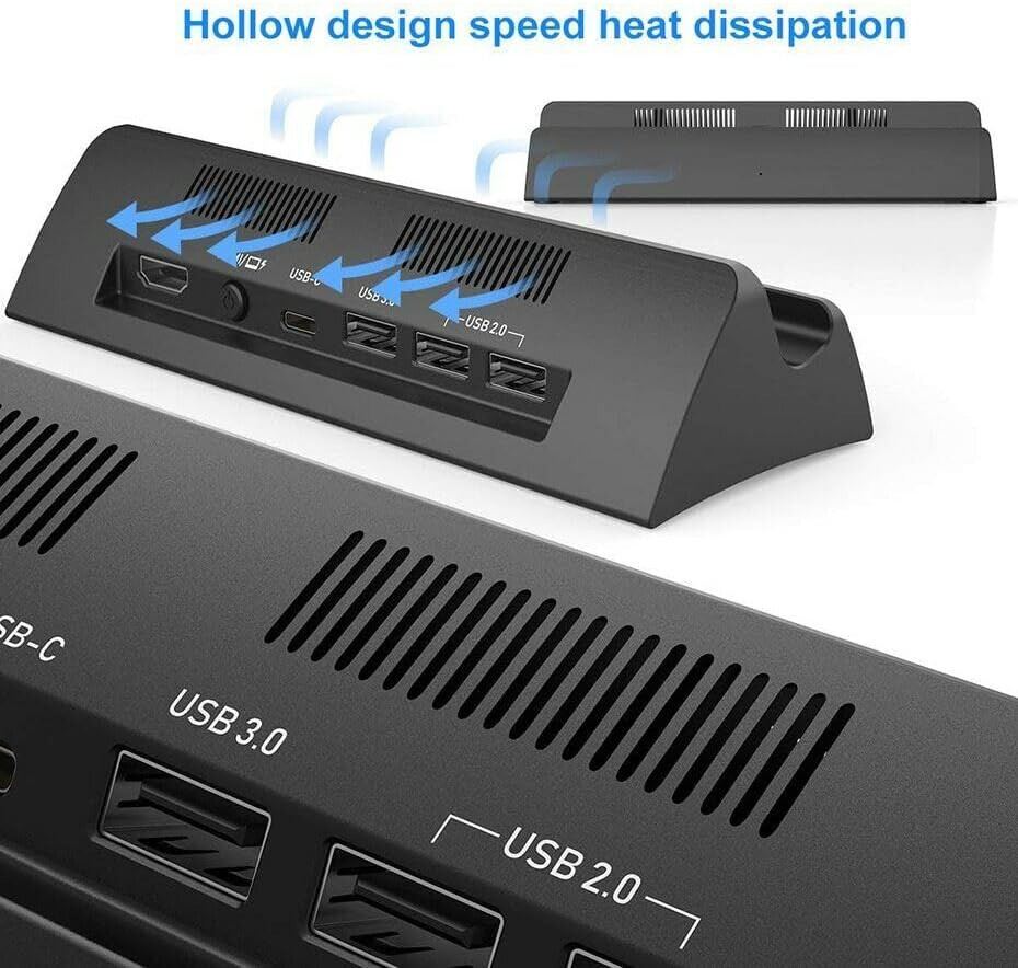 Portable Dock Station Nintendo Switch Type C to HDMI TV Charging Dock Station US