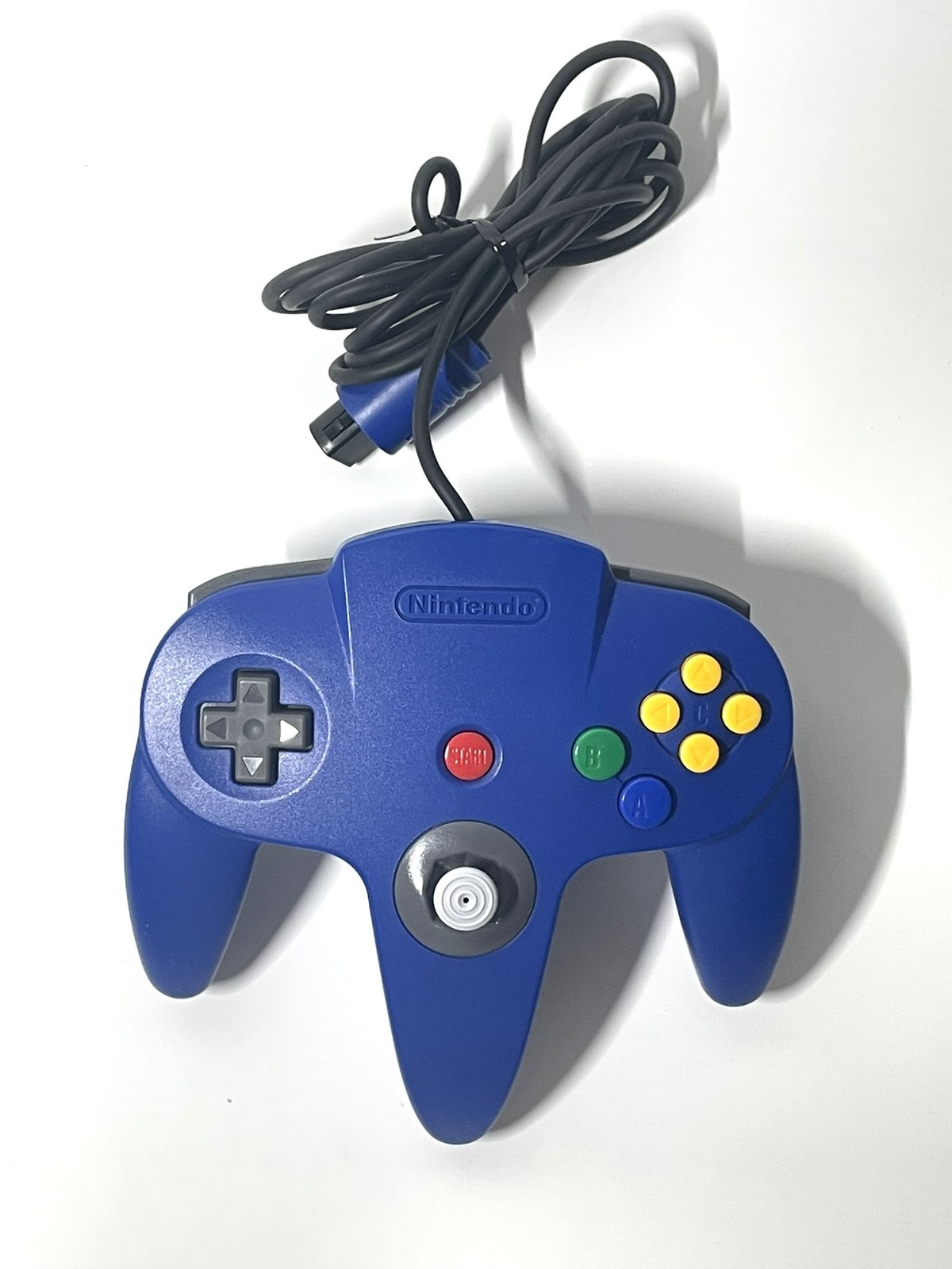 Nintendo 64 Lot Official Blue Controller NUS-005 +Mario Party 1 2 3 & Kart Japan