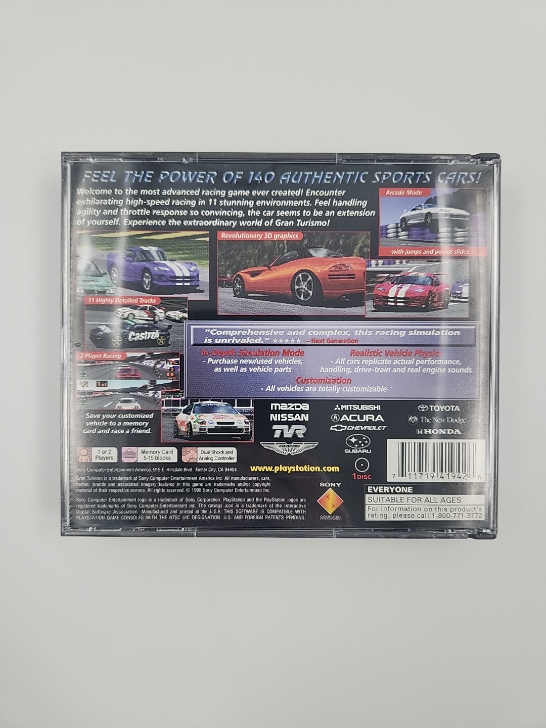 Gran Turismo PS1 Playstation 1 Complete CIB