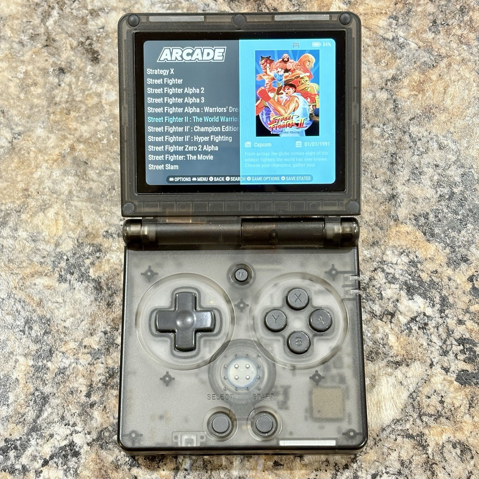 Anbernic RG35XXSP Handheld – New 64GB Card Custom RG35XX SP Loaded Ready To Play