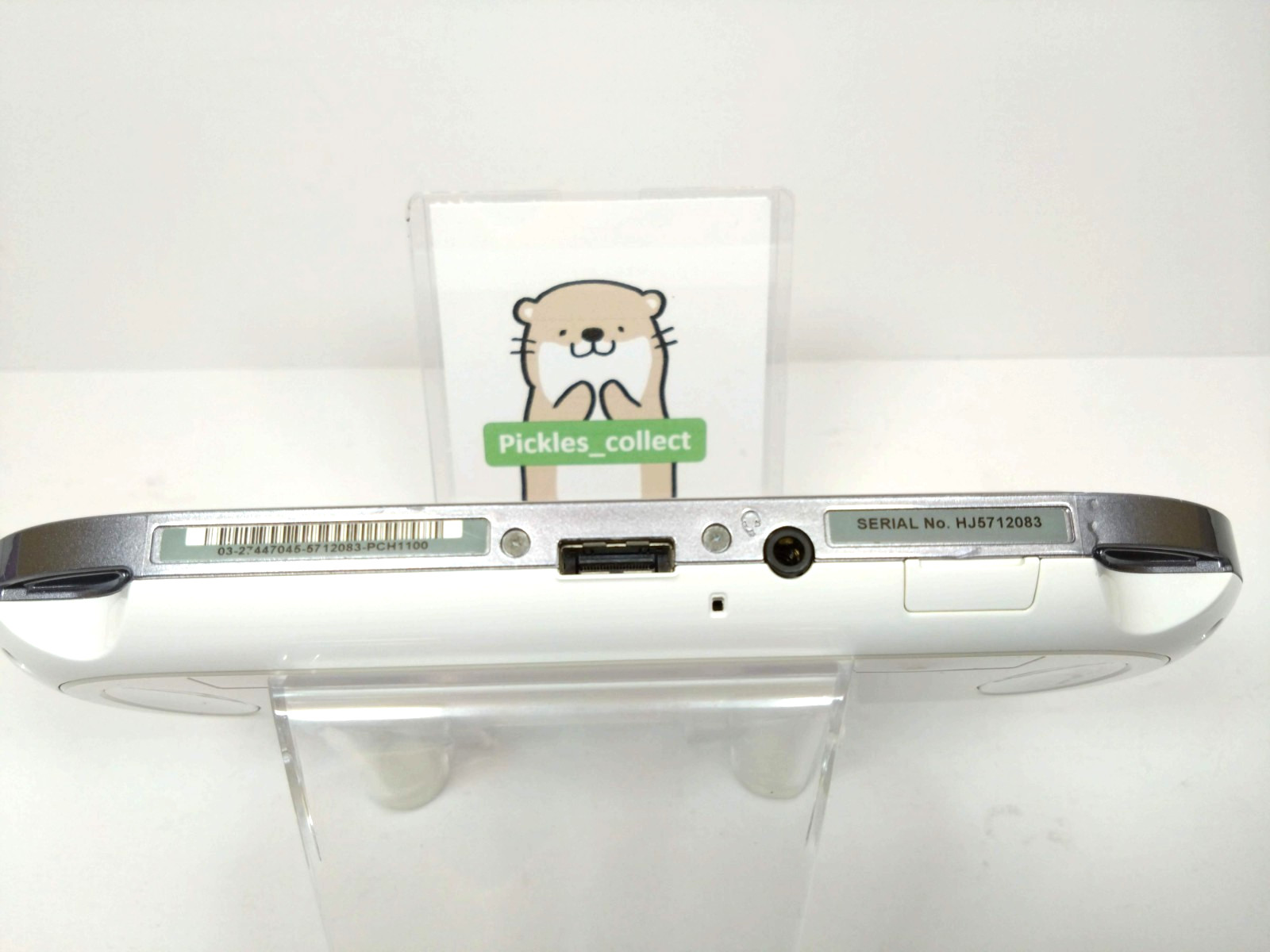PS Vita Crystal White PCH-1100 Console only Wi-Fi PSV Tested Sony 0606B