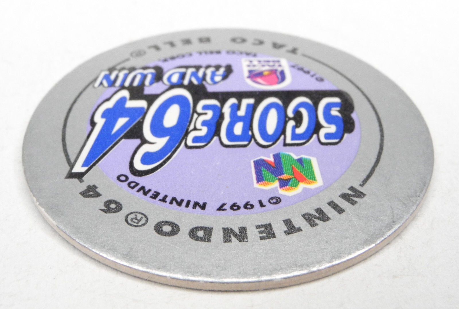 Taco Bell Score 64 1997 Fox McCloud Star Fox 64 Nintendo 64 Game Coin