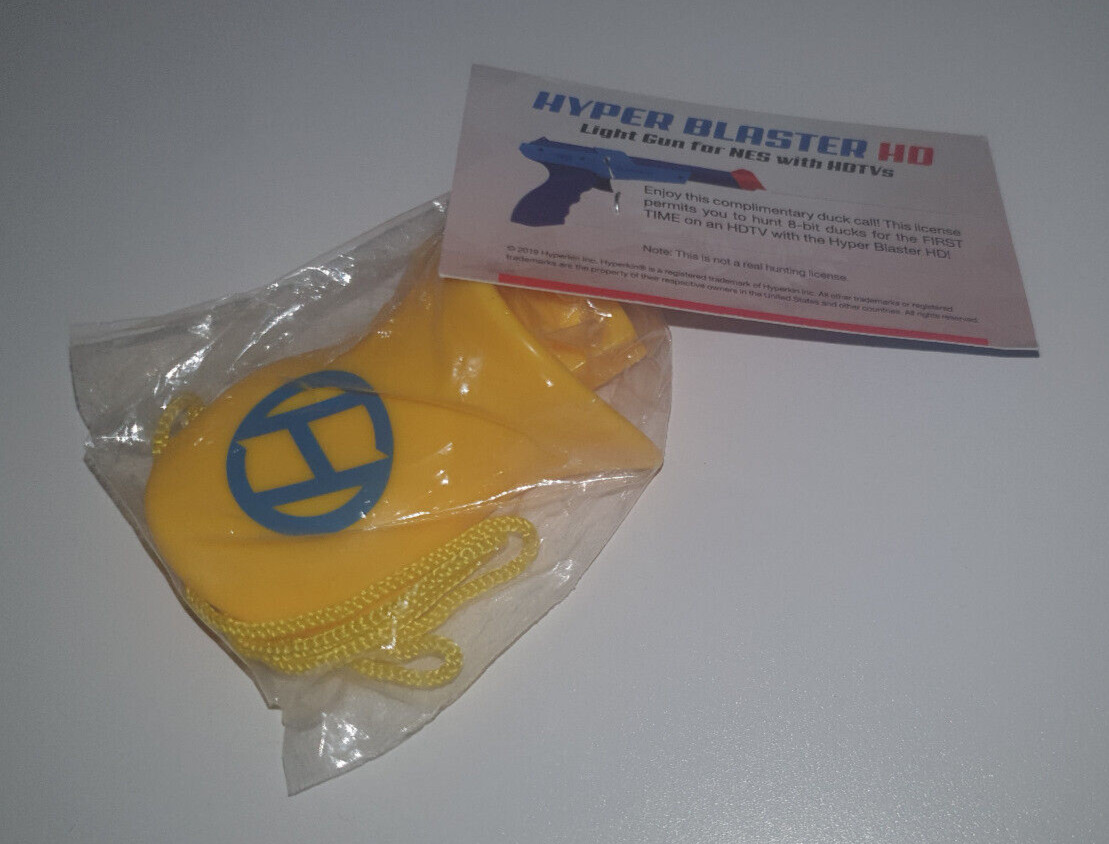 Rare Nintendo NES Hyperkin Hyper Blaster HD promotional duck call SEALED NEW