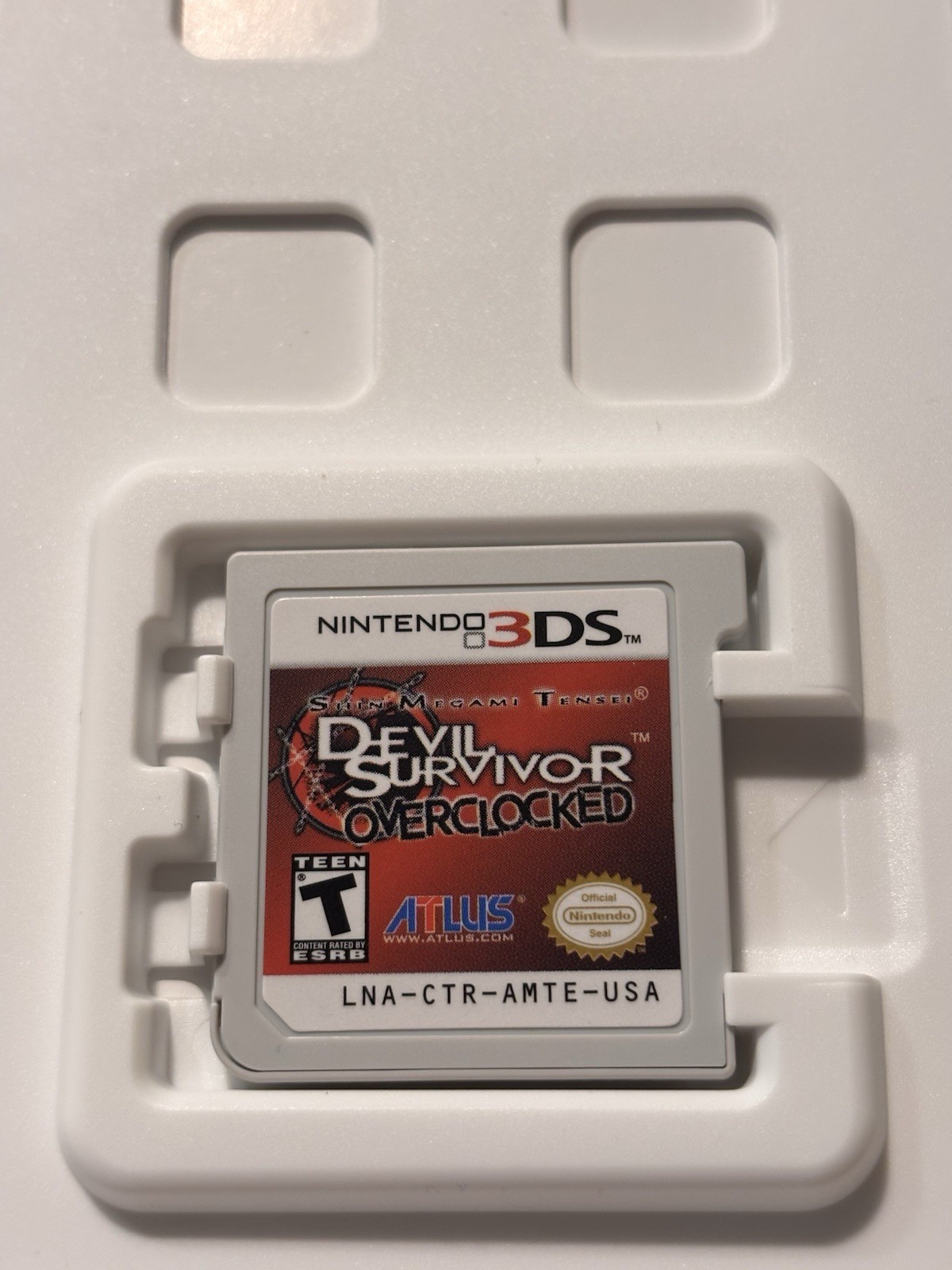 Shin Megami Tensei: Devil Survivor Overclocked (Nintendo 3DS, 2011) Game & Case
