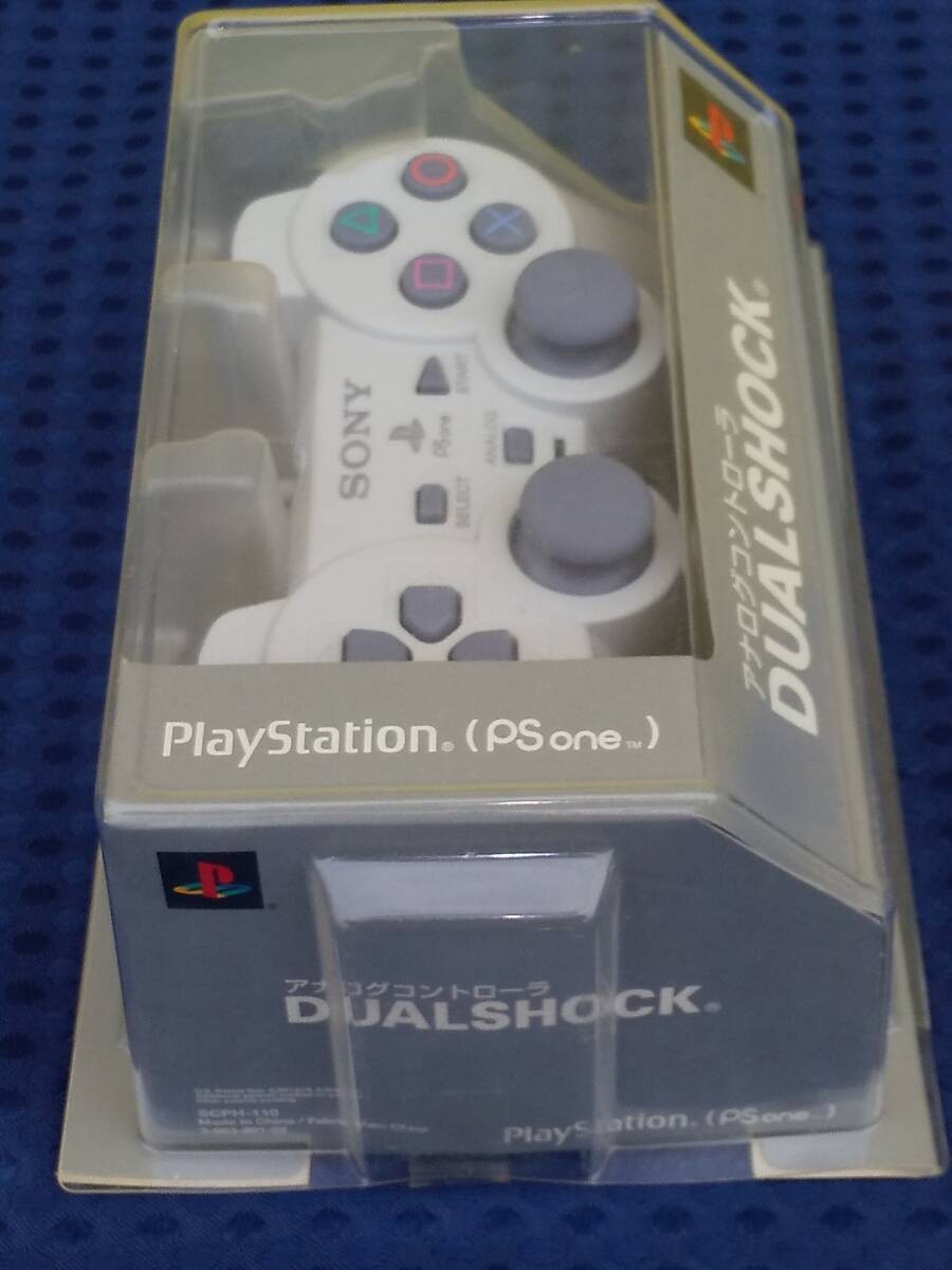 Sony PS One Controller Dualshock Light Gray SCPH-110 PlayStation PS1 PS2 JP NOS
