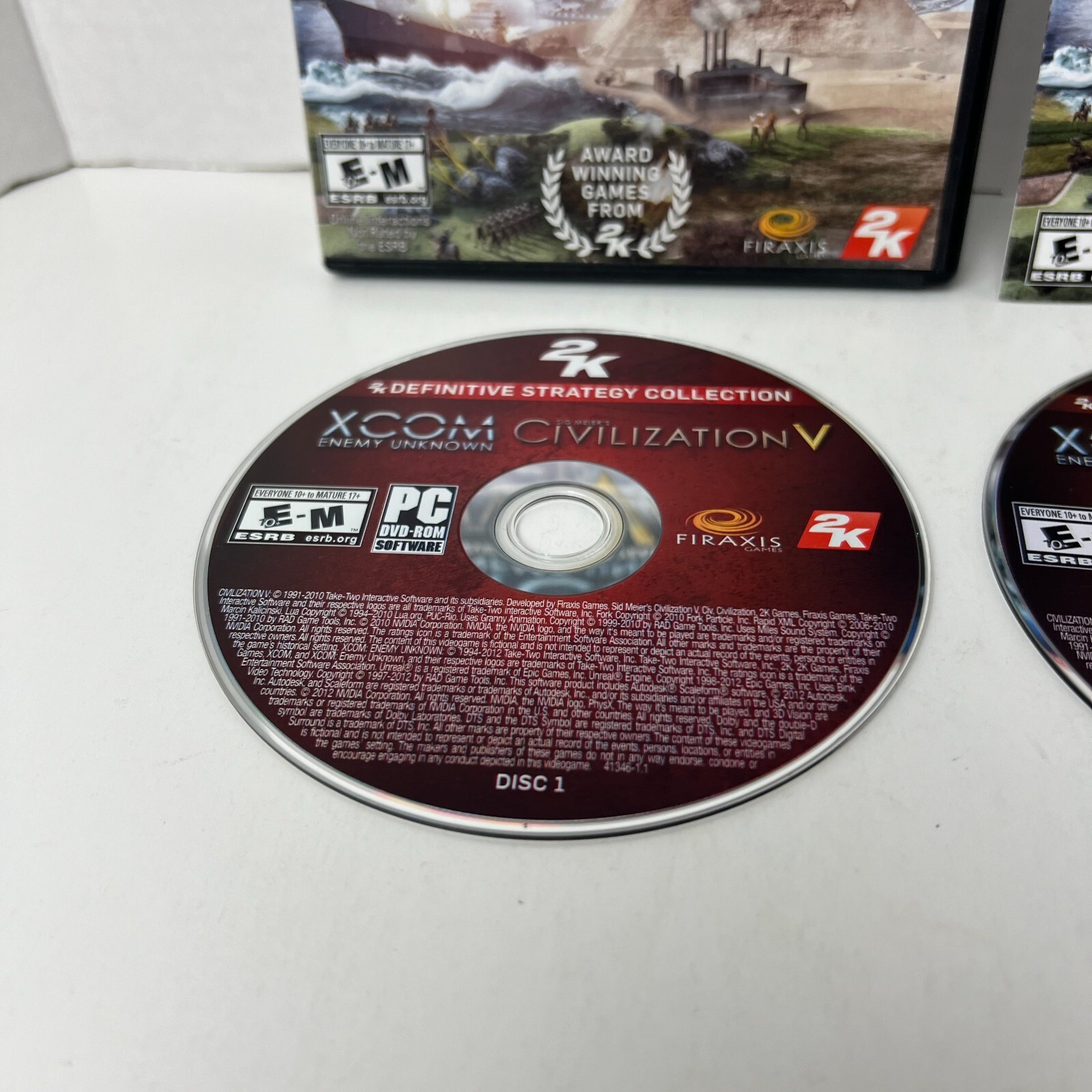 XCOM Enemy Unknown Sid Meier Civilization PC DVD Video Game Complete With Key