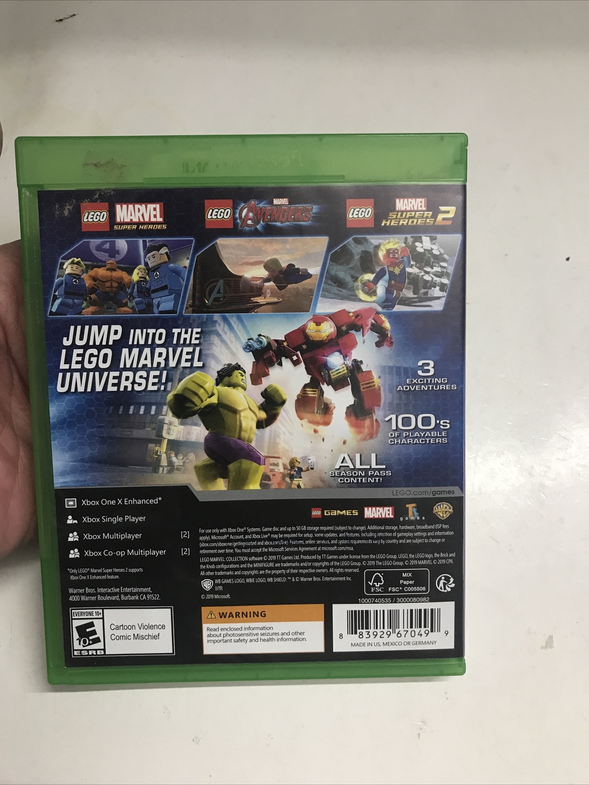 LEGO Marvel Collection (Microsoft Xbox One, 2019)