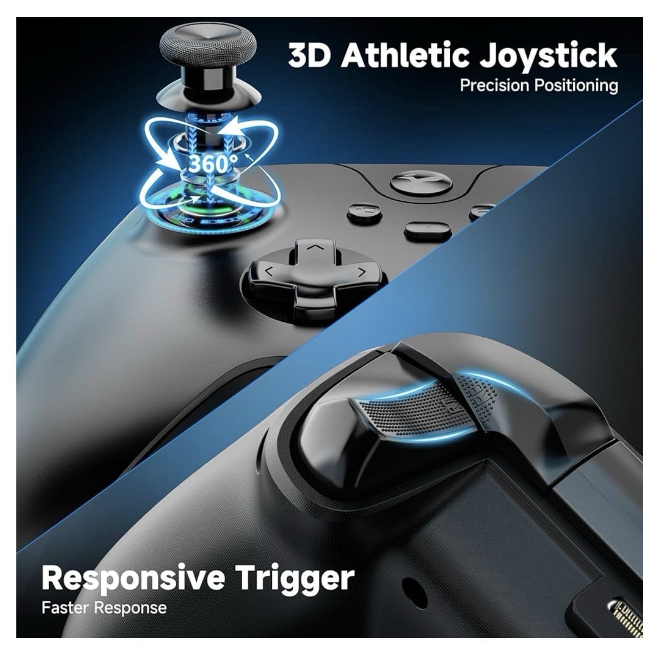 Wired USB Turbo Controller 3.5mm Jack Black Xbox One/Series X|S PC 7.2ft