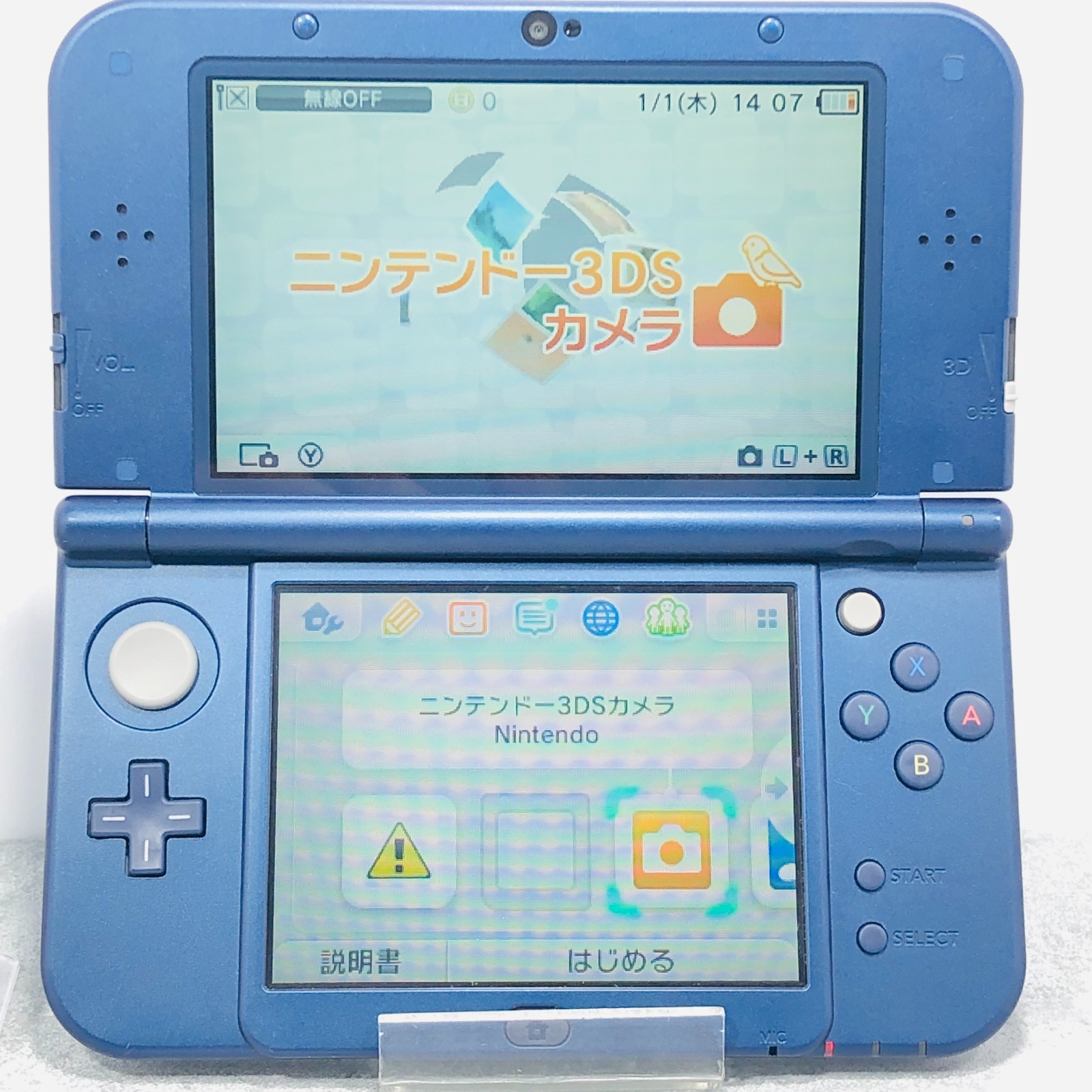 [Top IPS / EX+5] New Nintendo 3DS LL XL Metallic Blue NTSC-J Japanese ver 06-121