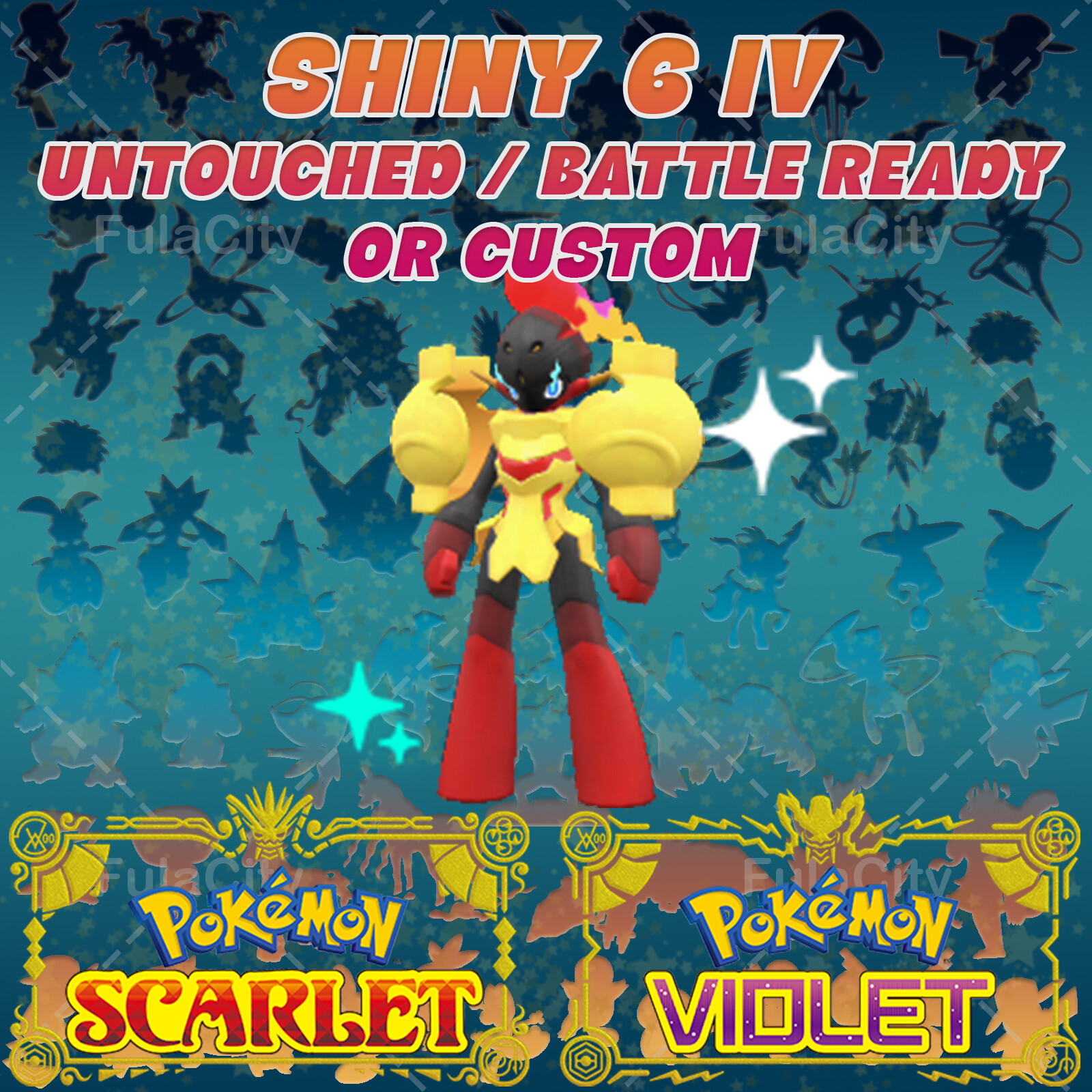 ARMAROUGE ✨ POKEMON SCARLET VIOLET ✨SHINY/NORMAL • UNTOUCHED/BATTLE READY 6IV
