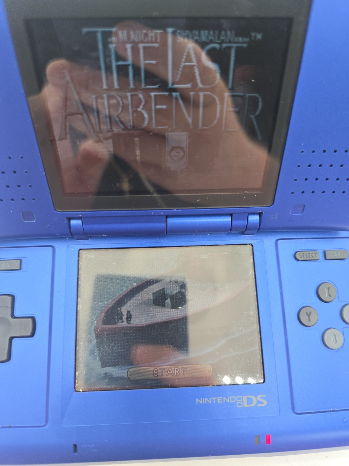 Nintendo DS Model NTR-001 Cobalt Blue Tested Working Console Charger Games Minty