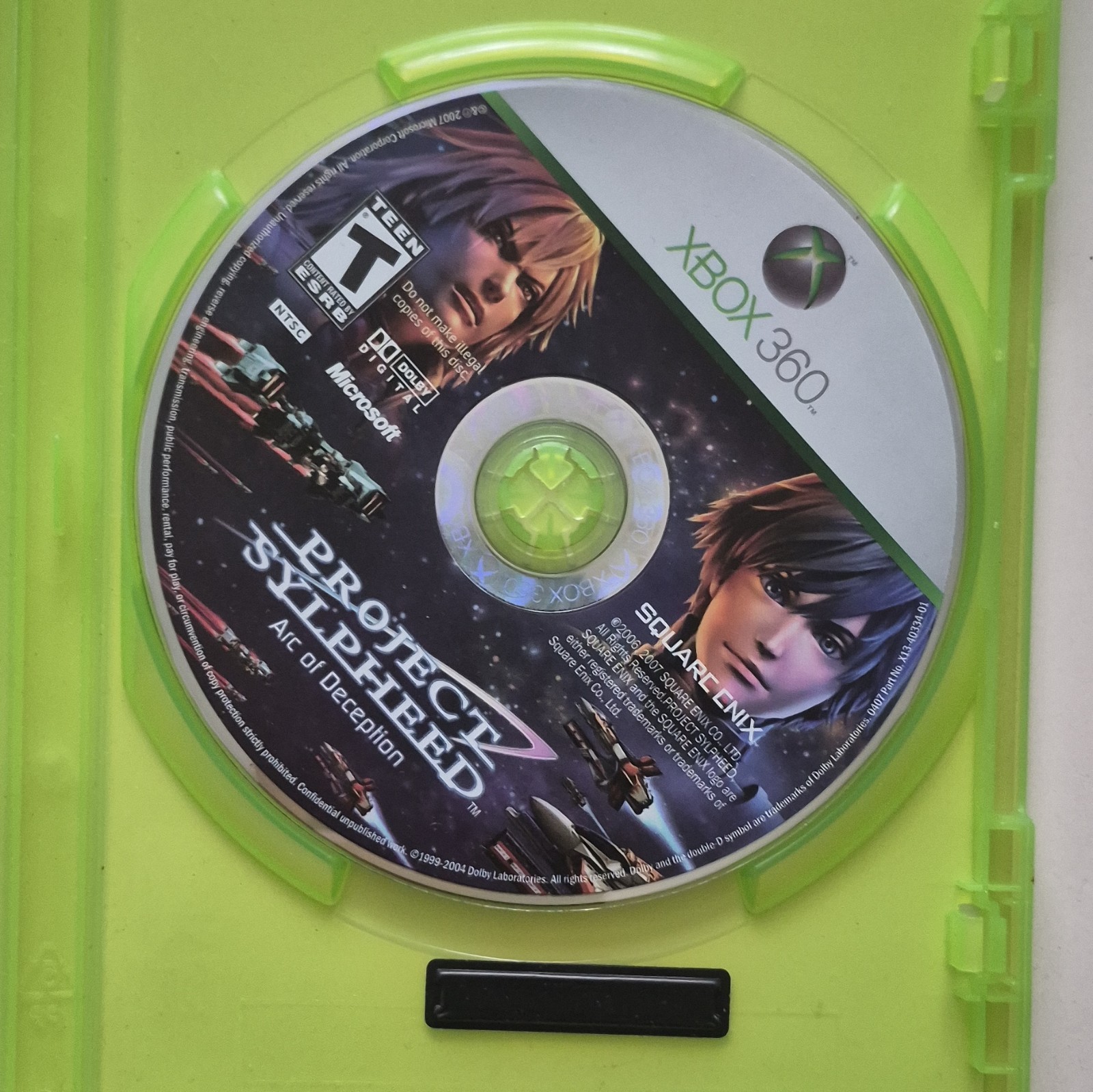 Project Sylpheed: Arc of Deception (Microsoft Xbox 360, 2007) Complete In Box