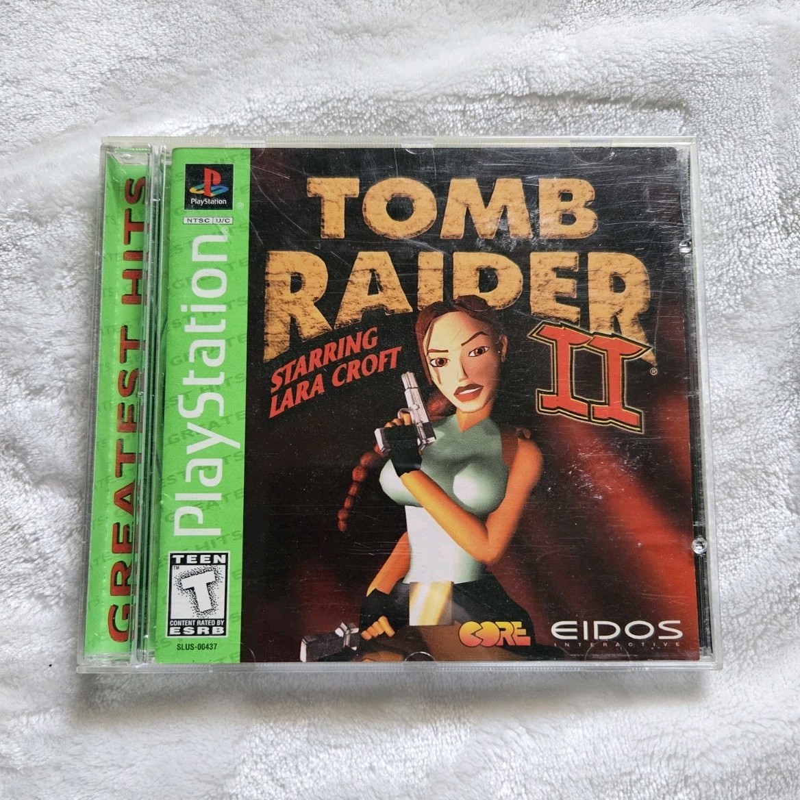 Eidos Interactive Tomb Raider II Greatest Hits PS1 1997 T-Teen NTSC-U/C