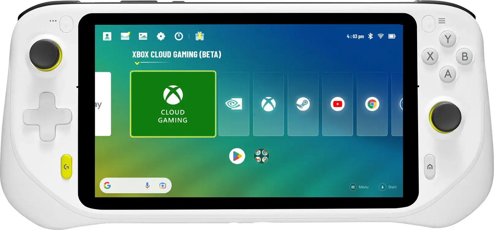 Logitech G CLOUD Handheld 1080P Touchscreen Portable Gaming Console Screen Dead