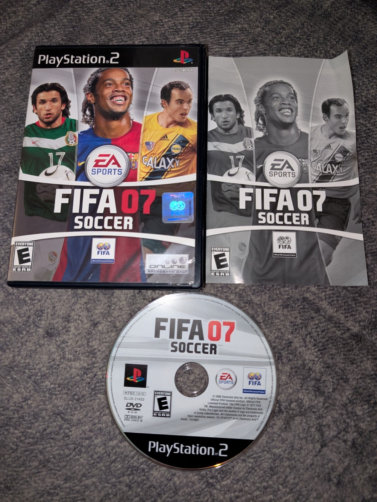 FIFA Soccer 07 (Sony PlayStation 2, 2006) Compete/CIB! Tested & Working!