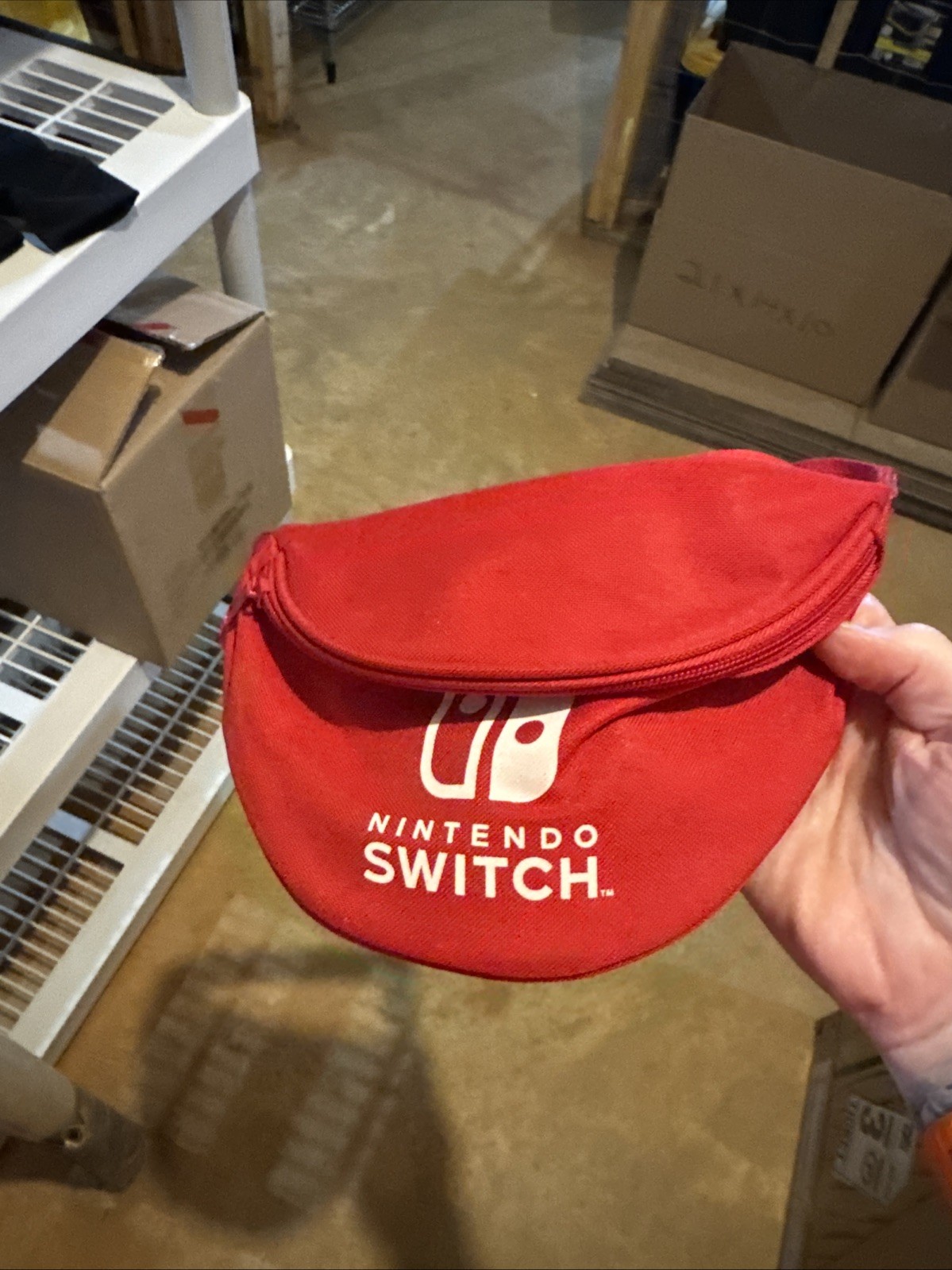 Nintendo Switch Together Tour Red Fanny Pack Adjustable Waist Promotional
