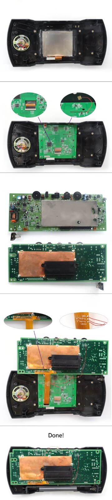 3.5” 640×480 Retro Pixel 720P HDMI-Compatible IPS Backlit LCD For ATARI LYNX Ⅱ