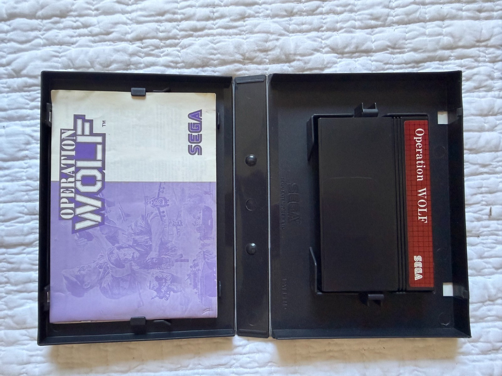 Master System Operation Wolf Game PAL REGION FREE *Works on US Consoles*