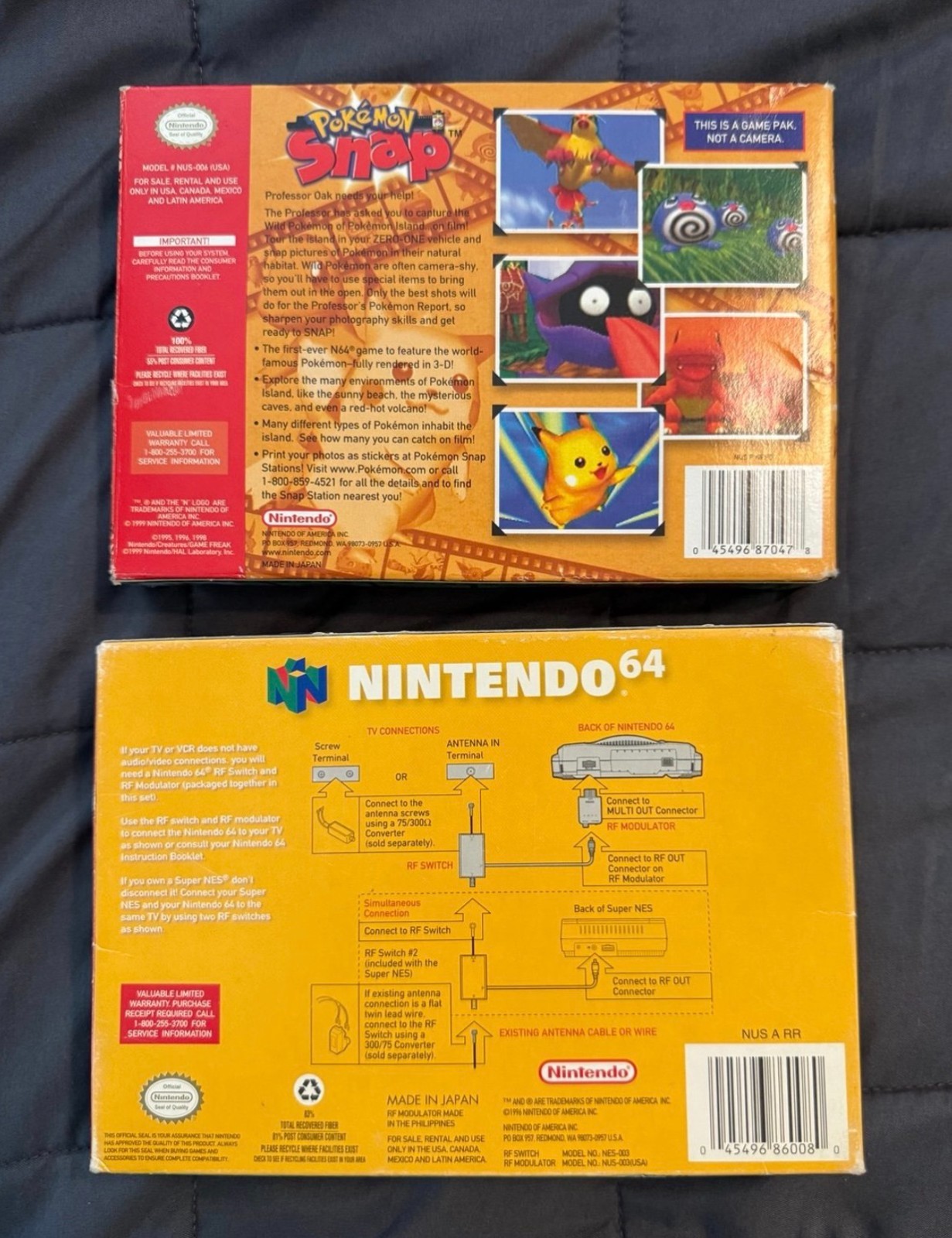 Pokemon Snap – Nintendo 64 (N64) & RF Switch