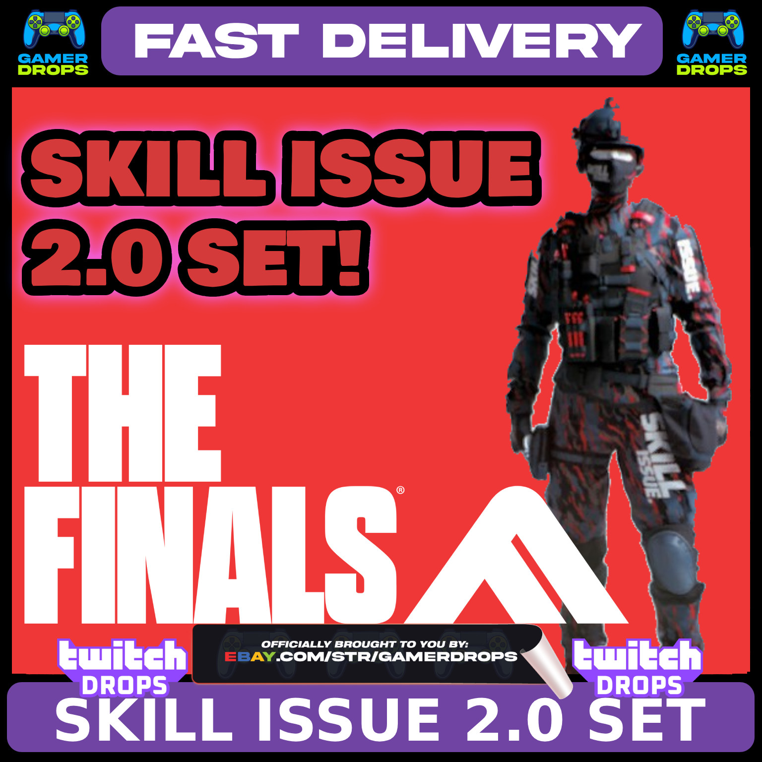 The Finals – SKILL ISSUE 2.0 SET – ALL PLATFORMS CODE, REGION FREE !!!