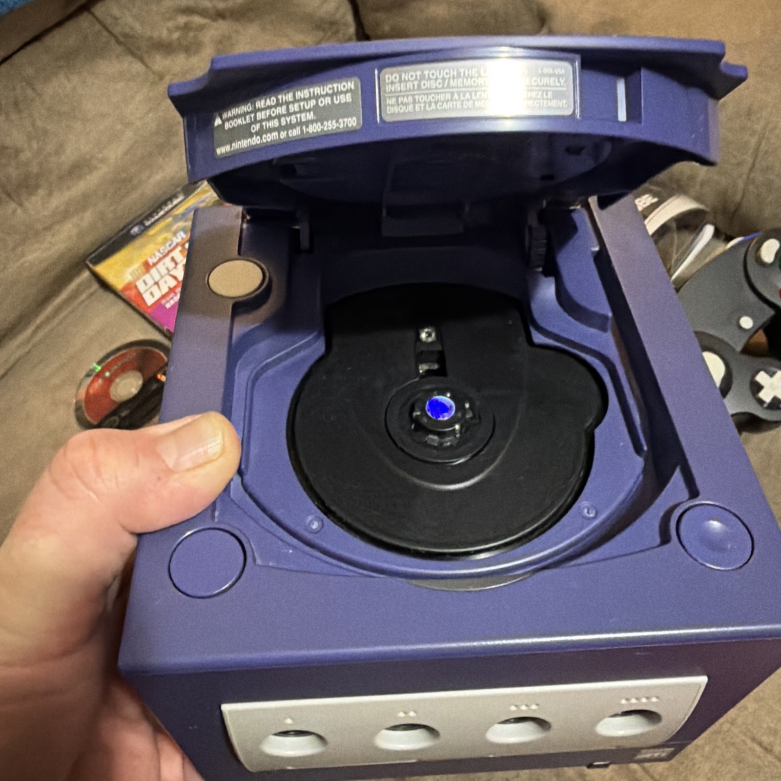 Indigo GameCube Console Bundle TESTED WORKING CLEANED