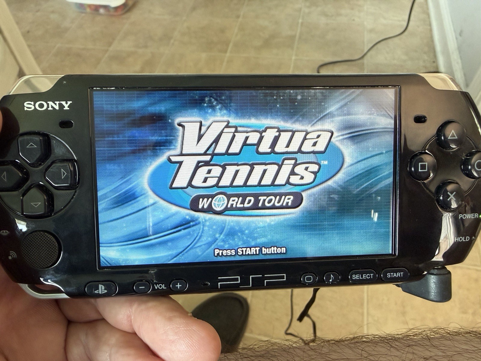 Sony PSP-3001 Handheld Console W/ Charger – NO BATTERY! TESTED with 8 Games