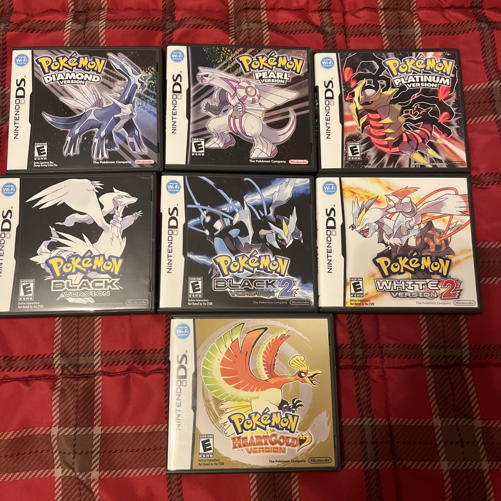 Authentic Nintendo DS Cases w/ Complimentary Pokémon Covers