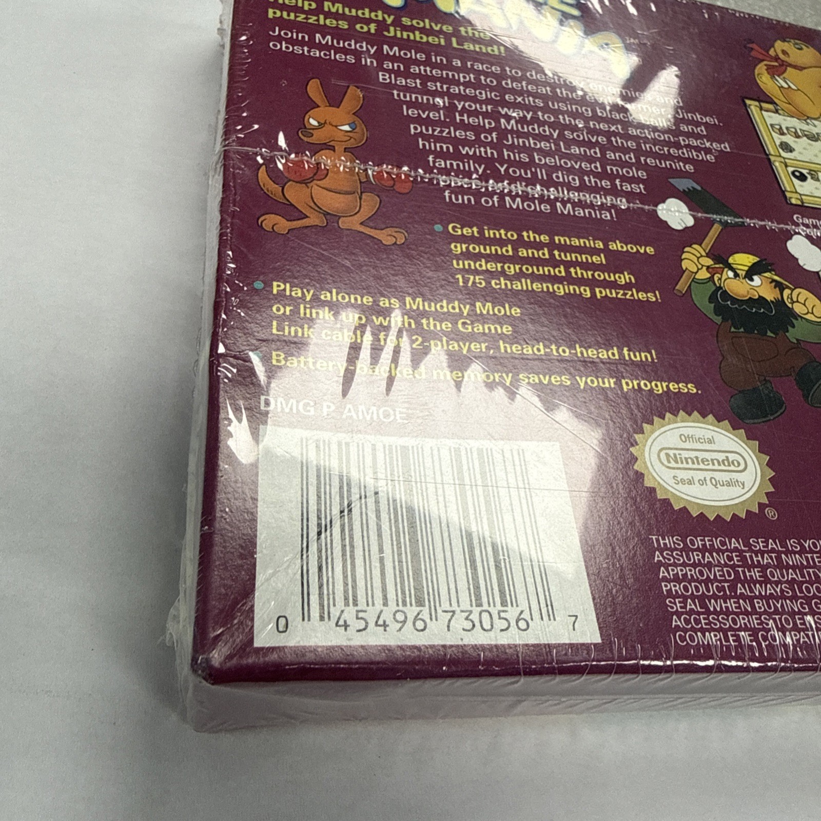 Mole Mania Nintendo Gameboy Brand New Factory Sealed