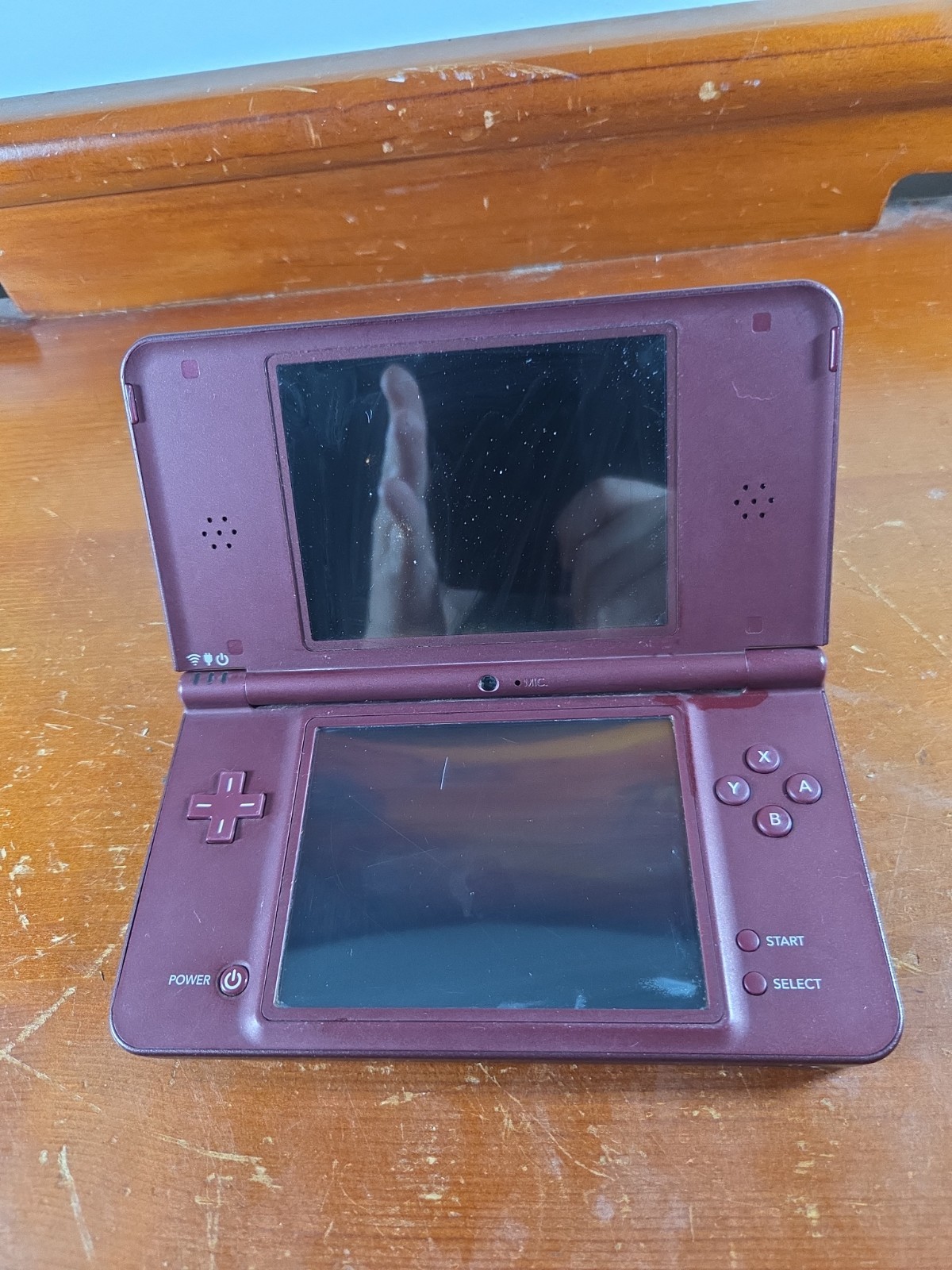 Nintendo DSi XL DS Burgundy Wine Red Console System Tested Read