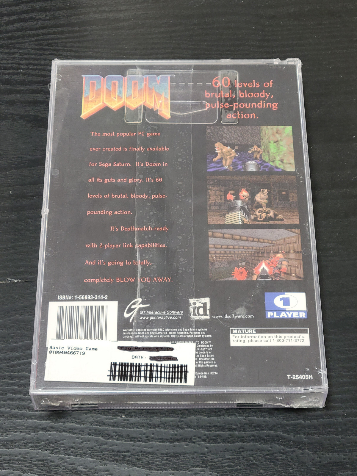 Doom for Sega Saturn Brand New Factory Sealed Authentic Near Mint