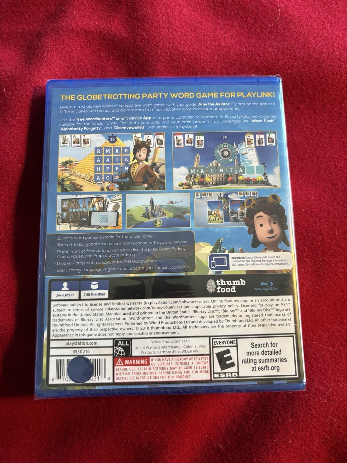 Wordhunters PS4 PlayLink New Sealed Party Word Game Mobile App Required