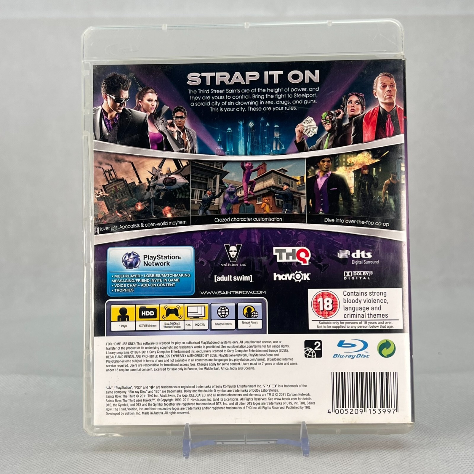 Saints Row The Third – Playstation 3 (PS3) Complete With Manual (FREE POSTAGE)