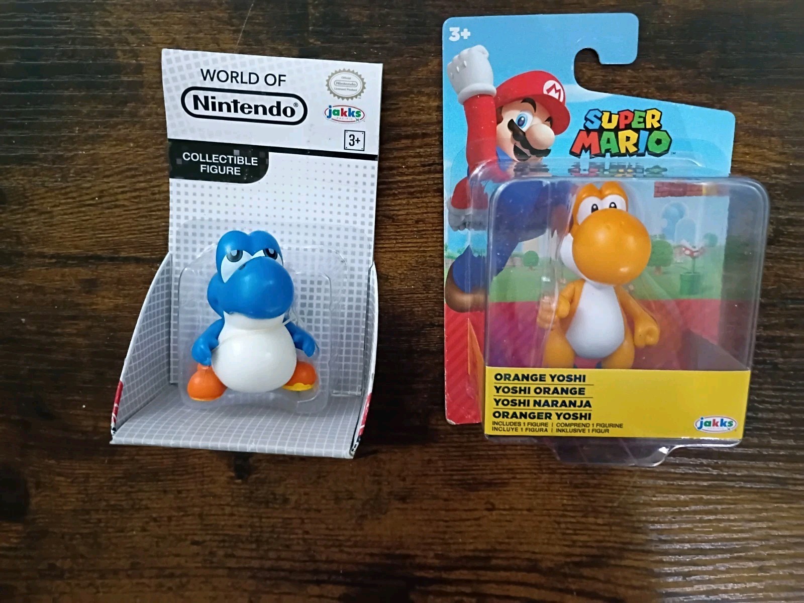 17-PK GLOWING BABY YOSHI 2.5″ Super Mario Nintendo Jakks Blue Orange Red Pink