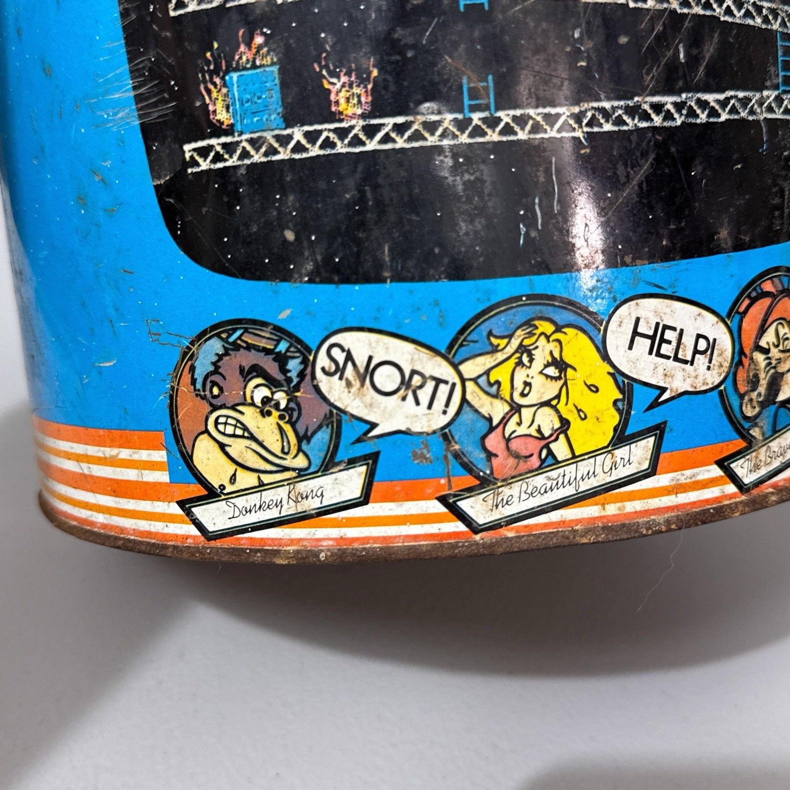 Nintendo DONKEY KONG Garbage Bin Trash Can Waste Basket NES Rare Edition 1982