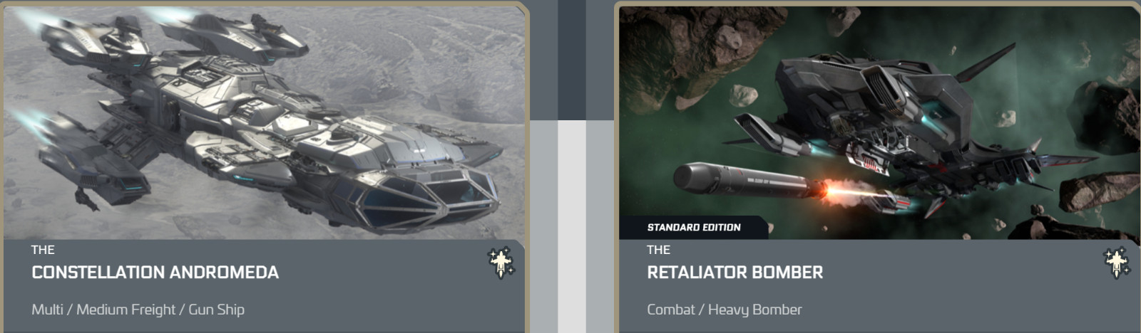 Star Citizen CCU Ship Upgrade – Constellation Andromeda to Retaliator Bomber