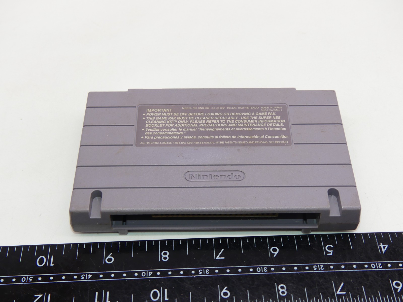 NCAA Football Super Nintendo Game Cartridge SNES College Tested 1994