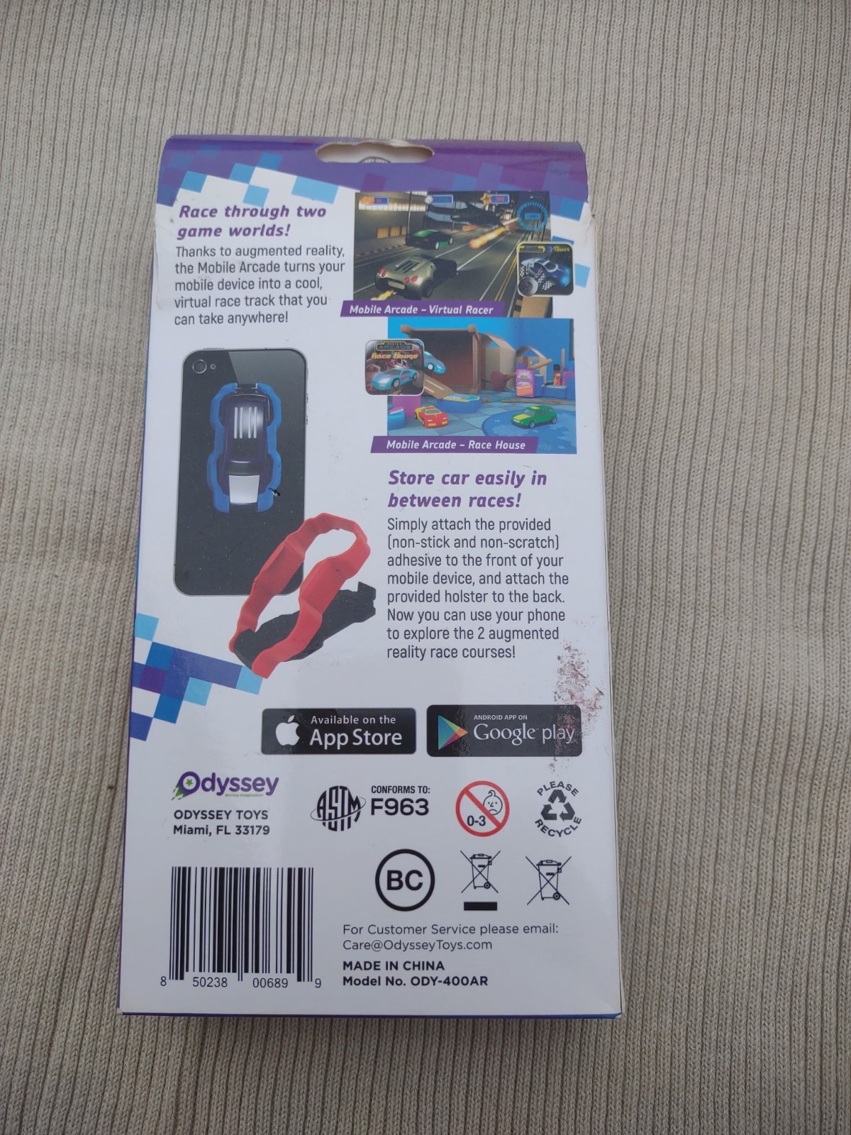 Odyssey Mobile Arcade Virtual Racer App-Controlled Racing Controller NEW