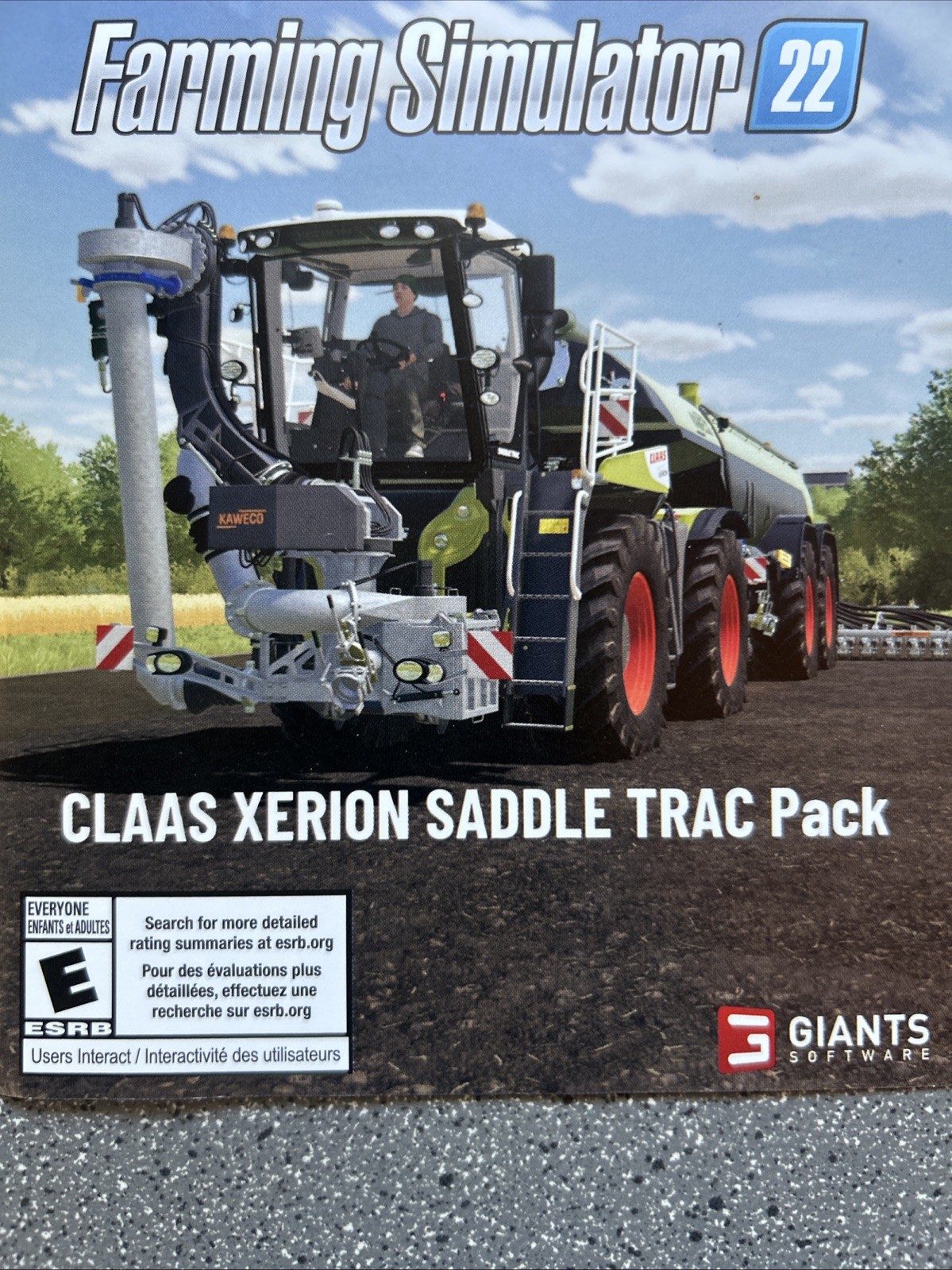 Farming Simulator 22 Claas Xerion Saddle Trac Pack DLC Add-on Playstation 5 PS5