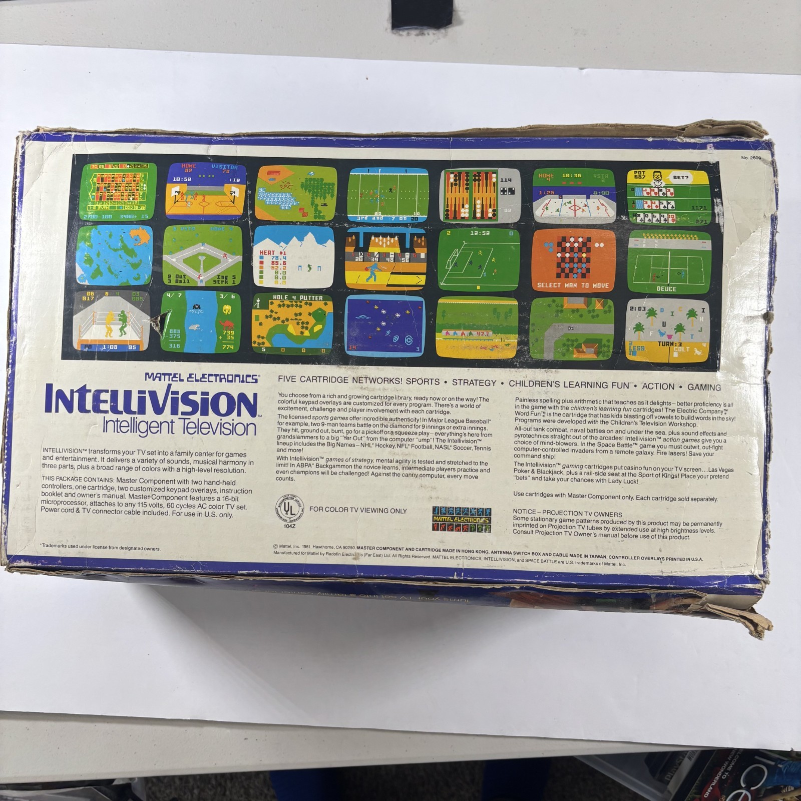 Mattel Intellivision Collectors Bulk Lot | Console | Intellivoice | 20 Games