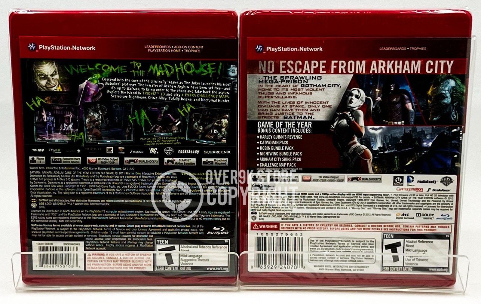 Batman – Arkham Asylum + Batman – Arkham City – PS3 – Brand New | Factory Sealed