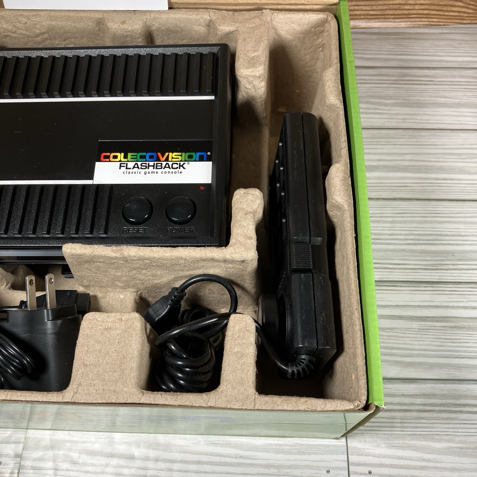 AtGames ColecoVision 32MB Black Game Console Open Box 60 Games Flashback Limited