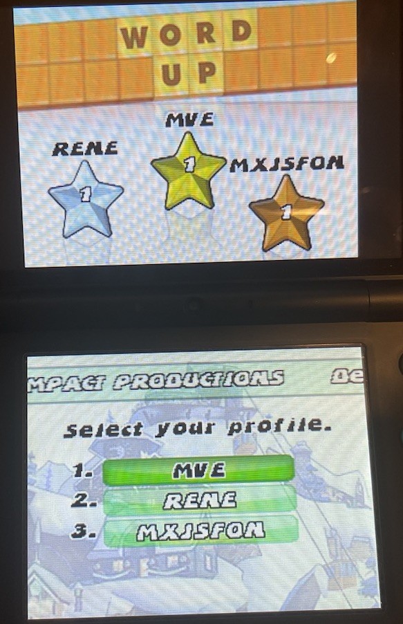 Word Up (Nintendo DS, 2011). Tested and working.