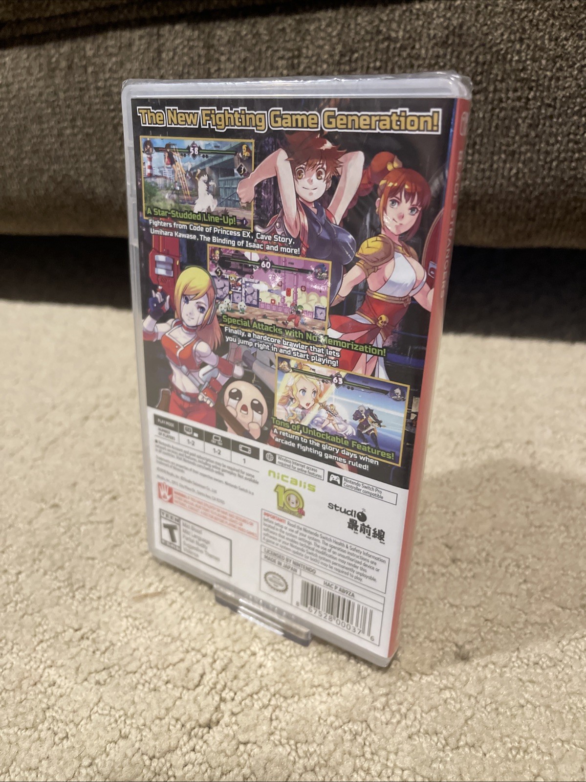 Blade Strangers Nintendo Switch Nicalis Brand New Factory Sealed