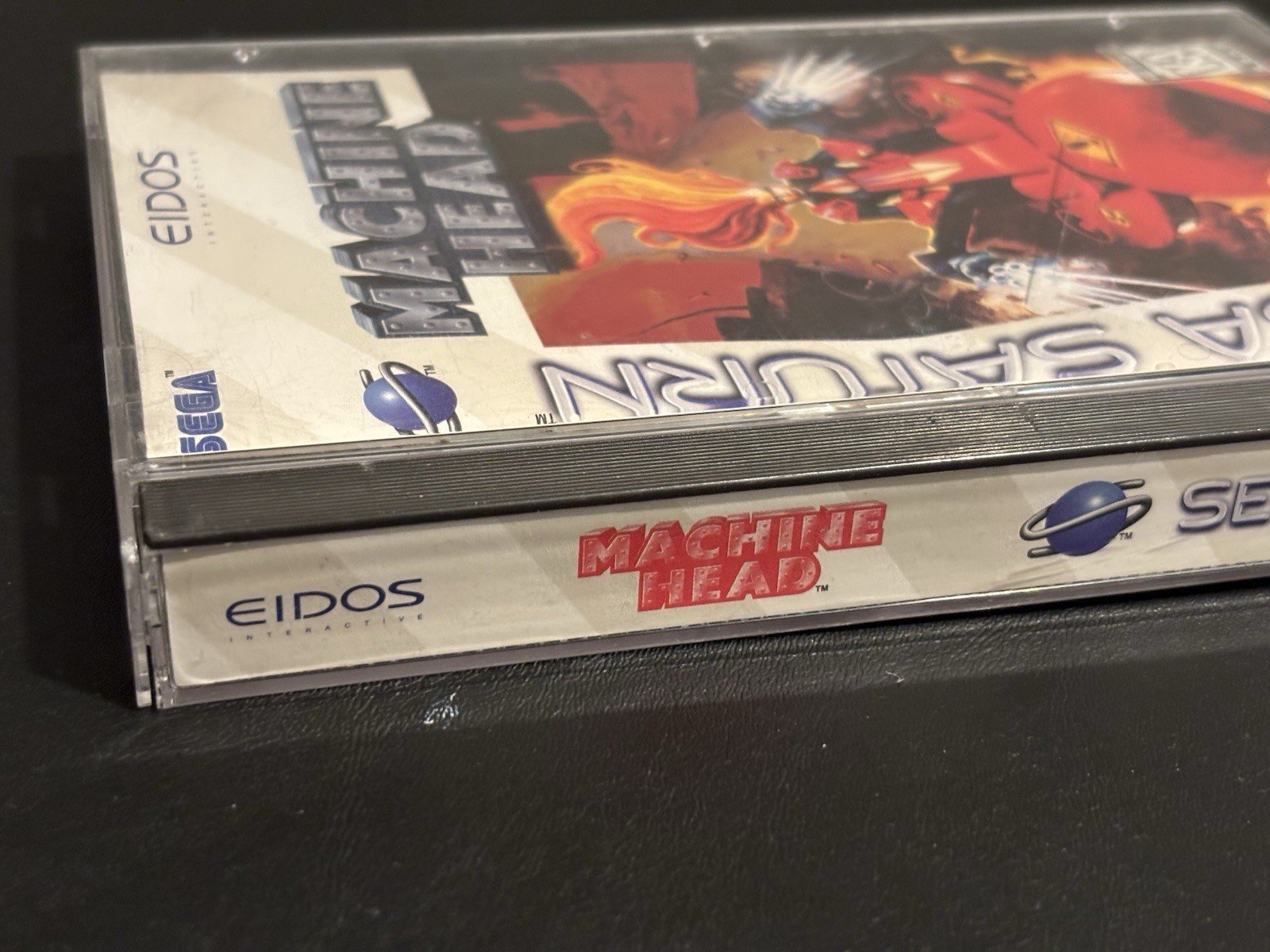 Machine Head (Sega Saturn Eidos 1996) CIB Complete with Reg Card Tested & Works!