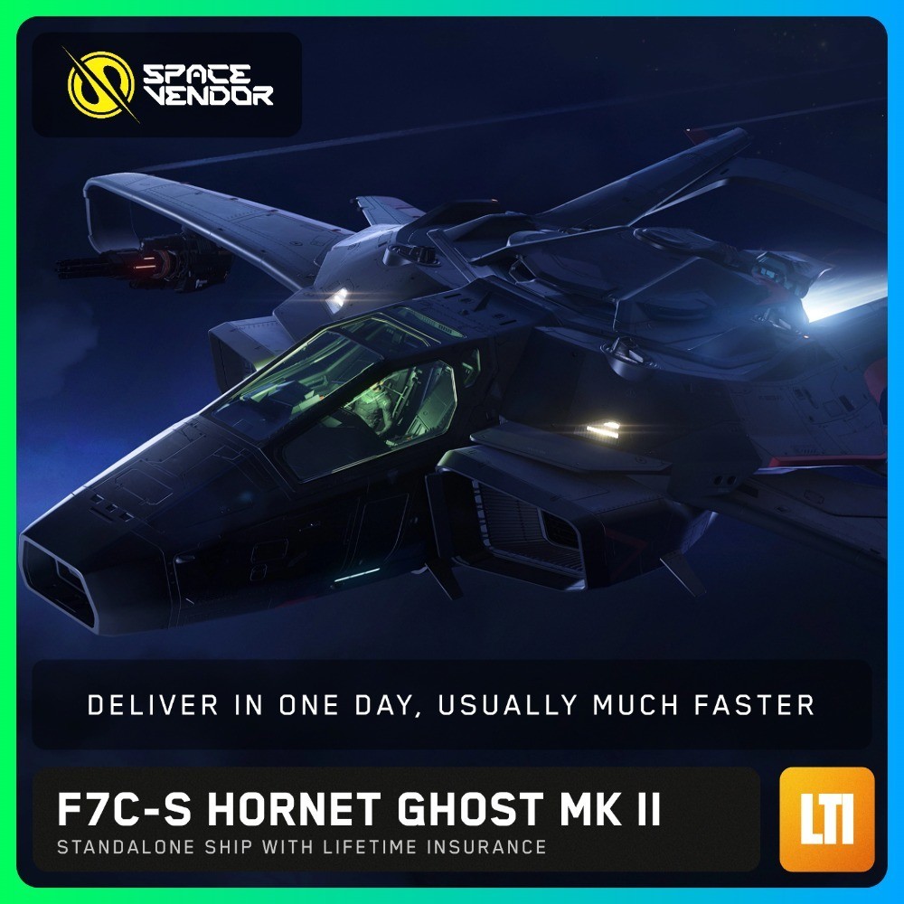 Star Citizen F7C-S Hornet Ghost MK II LTI Lifetime Insurance CCUd – Space Vendor