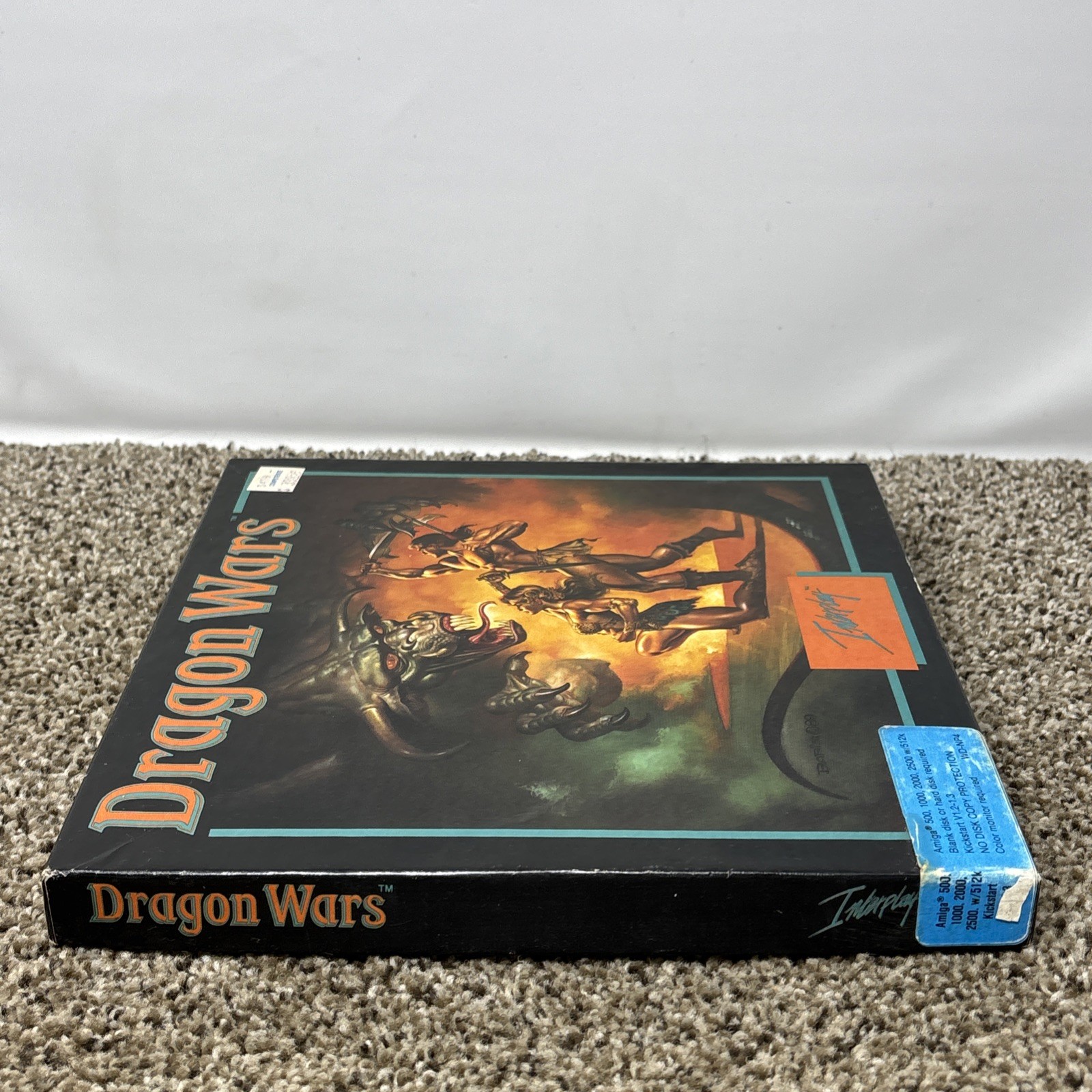 Dragon Wars Commodore Amiga Game Complete in Box CIB Very Good Untested