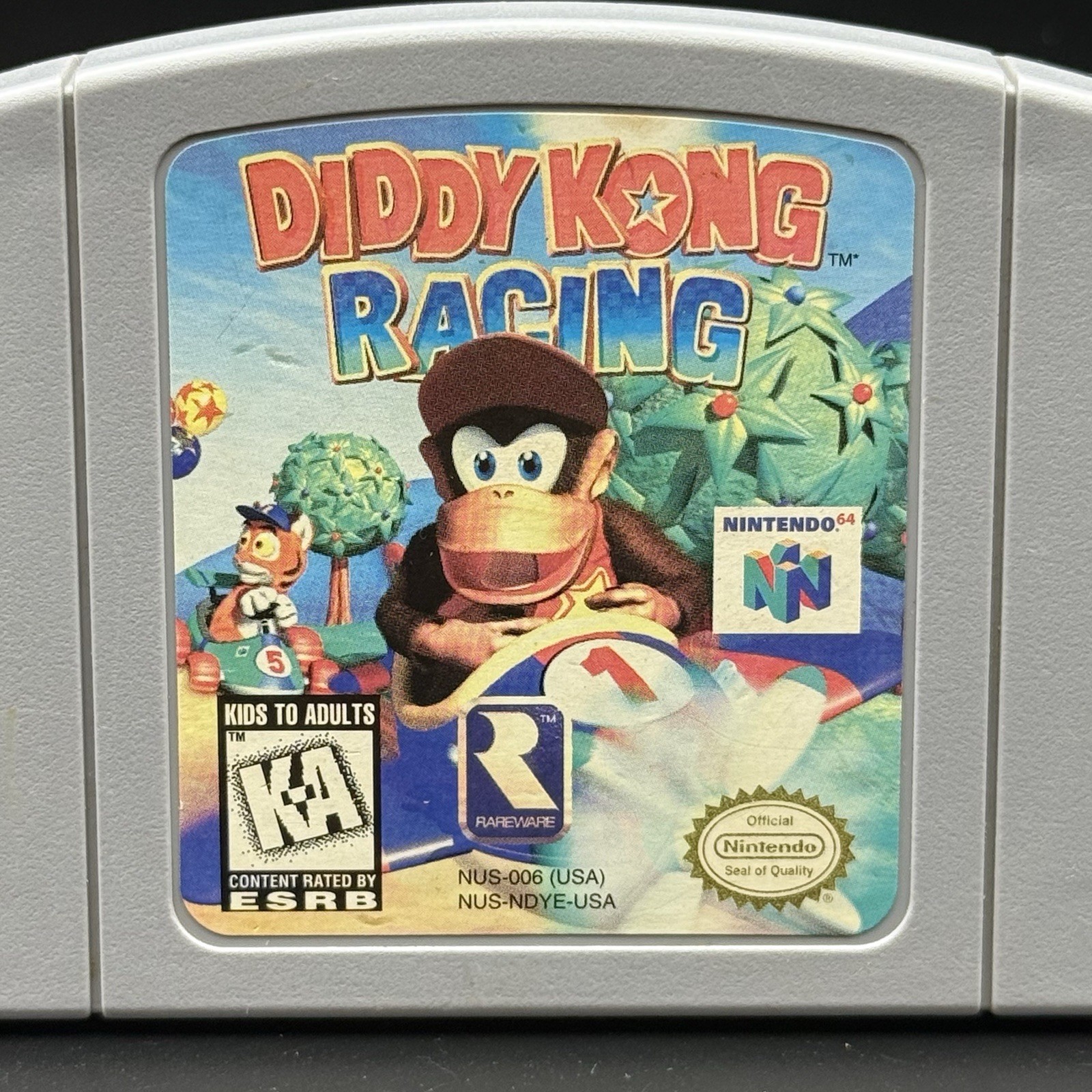 Authentic 1997 Diddy Kong Racing Nintendo 64 N64 Game Cartridge Tested Working